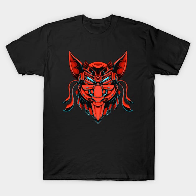 mecha tiger illustration T-Shirt by Invectus Studio Store